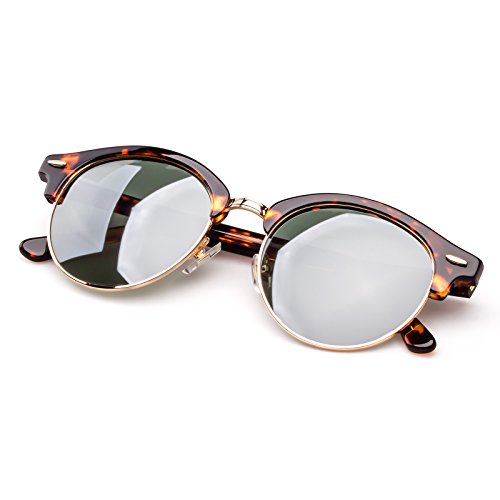  COLOSSEIN Vintage Round Sunglasses for Women Polarized
