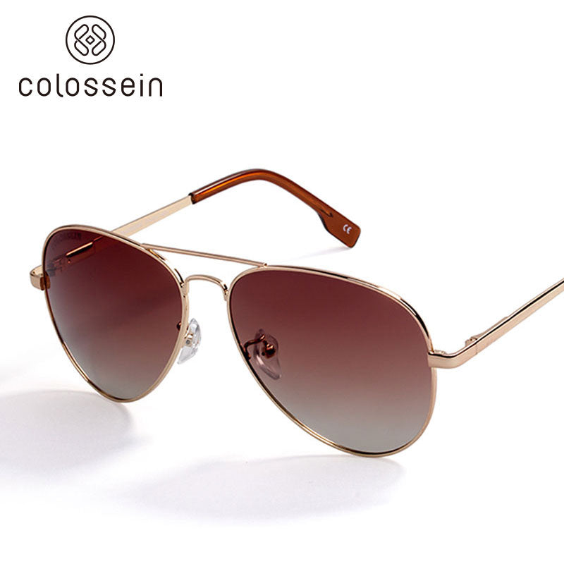 COLOSSEIN Classic Pilot Style Polarized Street Fashion Sunglasses - Colossein Fashion polarized Sunglasses Vintage  Retro handcraft for men women