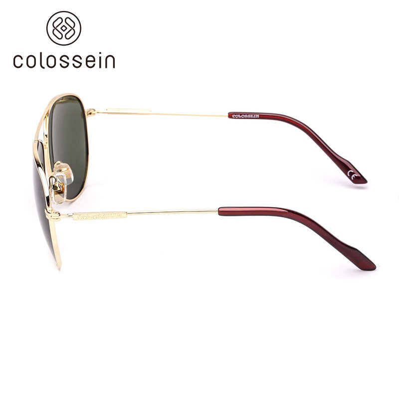 Vintage Eyewear Metal Oval Frame Polarized Lenses Fashion Sunglasses - Colossein Fashion polarized Sunglasses Vintage  Retro handcraft for men women