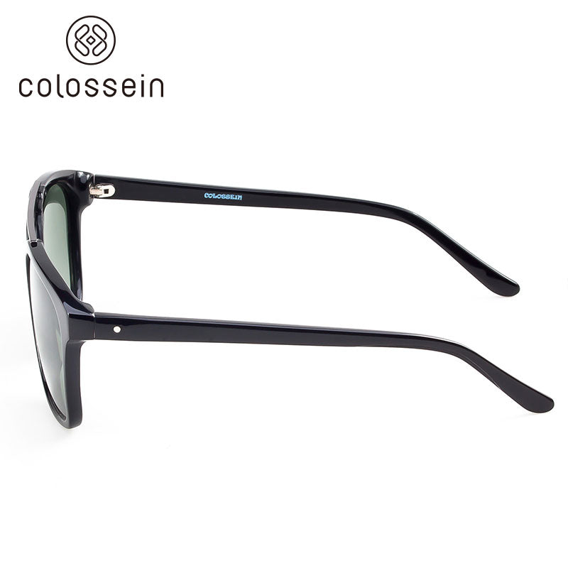 Classic Square Frame Polarized Lenses Fashion Sunglasses - Colossein Fashion polarized Sunglasses Vintage  Retro handcraft for men women