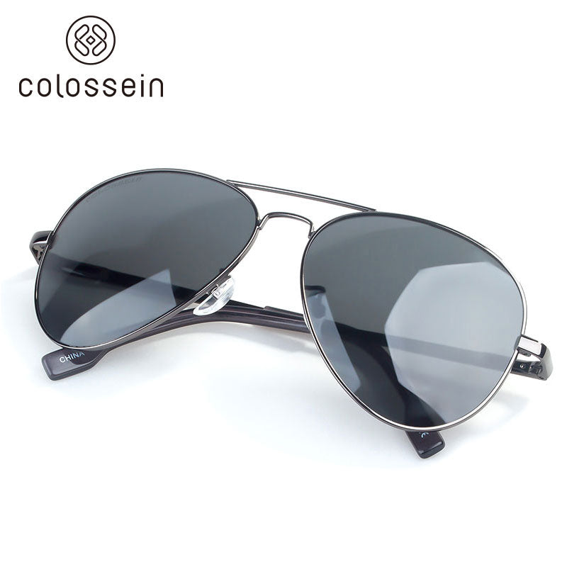 COLOSSEIN Classic Pilot Style Polarized Street Fashion Sunglasses - Colossein Fashion polarized Sunglasses Vintage  Retro handcraft for men women