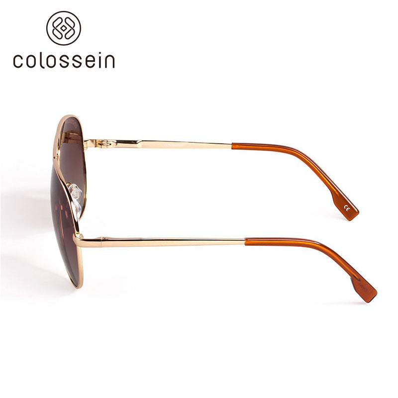 COLOSSEIN Classic Pilot Style Polarized Street Fashion Sunglasses - Colossein Fashion polarized Sunglasses Vintage  Retro handcraft for men women