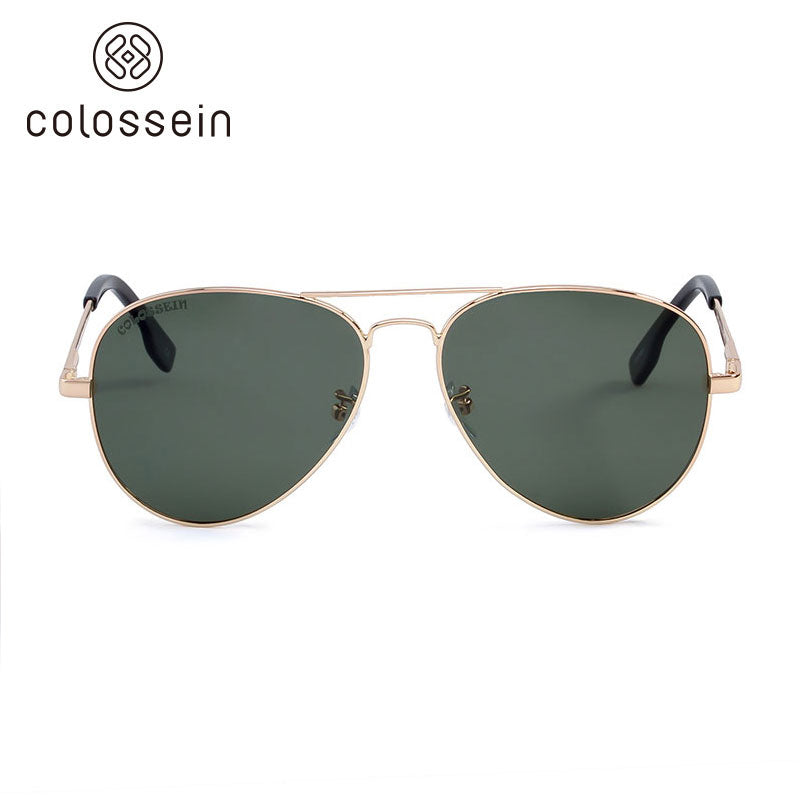 COLOSSEIN Classic Pilot Style Polarized Street Fashion Sunglasses - Colossein Fashion polarized Sunglasses Vintage  Retro handcraft for men women