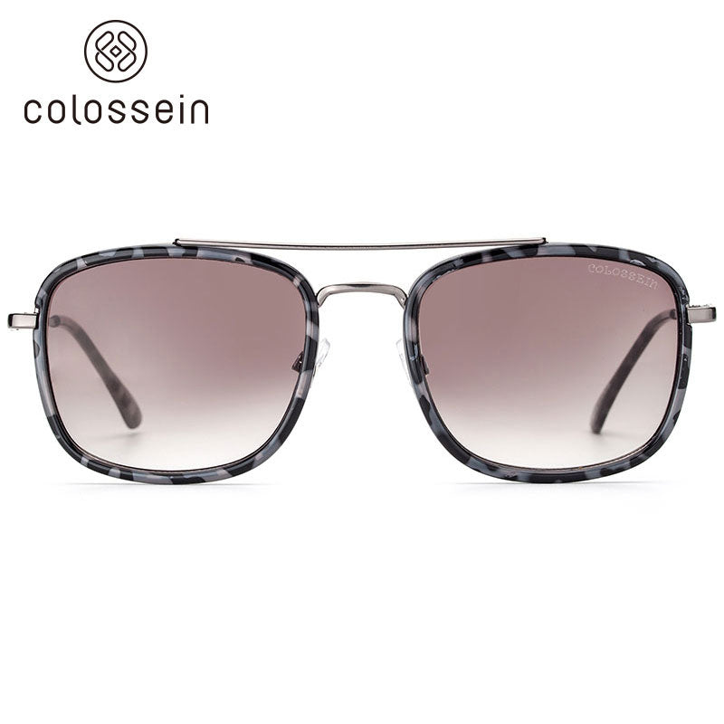 COLOSSEIN Vintage Alloy Metal Frame Sunglasses UV400 - Colossein Fashion polarized Sunglasses Vintage  Retro handcraft for men women