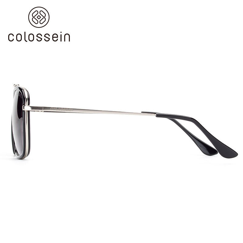 COLOSSEIN Vintage Alloy Metal Frame Sunglasses UV400 - Colossein Fashion polarized Sunglasses Vintage  Retro handcraft for men women