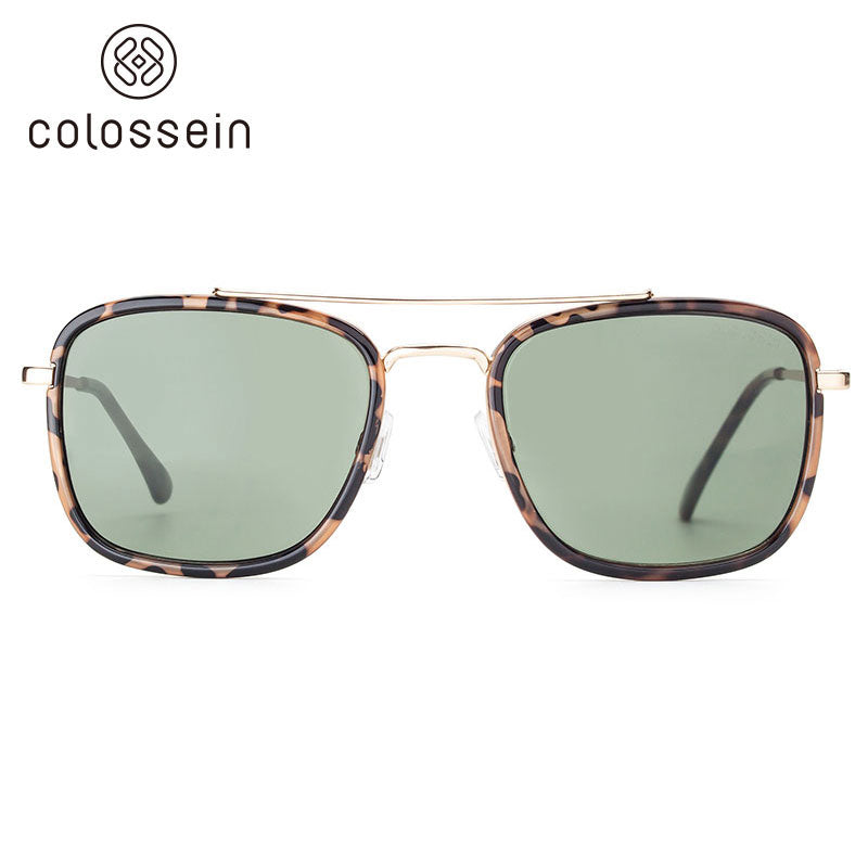 COLOSSEIN Vintage Alloy Metal Frame Sunglasses UV400 - Colossein Fashion polarized Sunglasses Vintage  Retro handcraft for men women