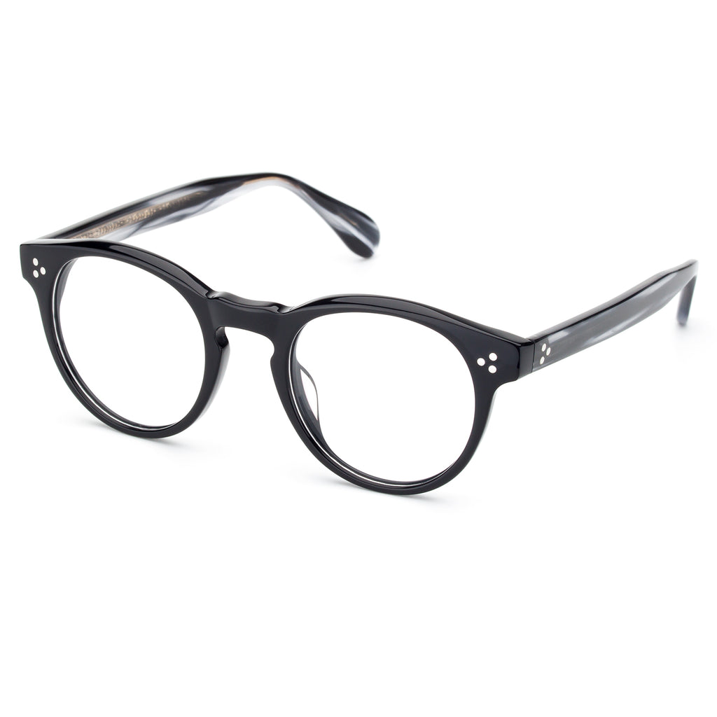 Classic Style Black Handcrafted Acetate Eyewear Frame - Colossein Fashion polarized Sunglasses Vintage  Retro handcraft for men women