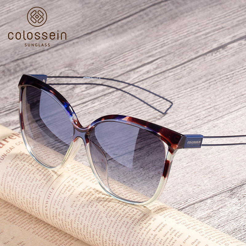COLOSSEIN Brand Designer Retro Cat Eye Style Fashion Sunglasses - Colossein Fashion polarized Sunglasses Vintage  Retro handcraft for men women