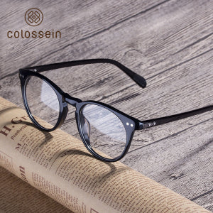 Classic Trendy Handmade Acetate Eyewear Frame - Colossein Fashion polarized Sunglasses Vintage  Retro handcraft for men women