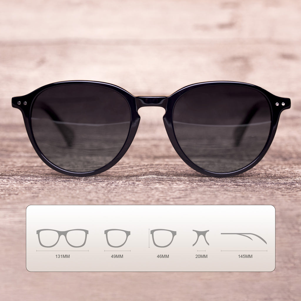 Polarized Sunglasses, Handcrafted Acetate Frame With Polarized Lenses - Colossein Fashion polarized Sunglasses Vintage  Retro handcraft for men women